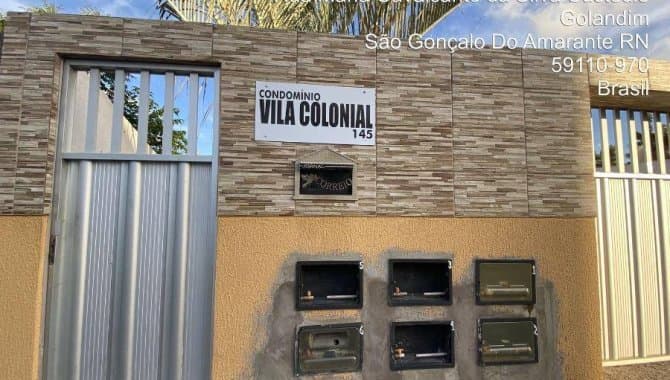 Foto 2 de 6: Casa em leilão em São Gonçalo Do Amarante - RN, bairro Olho D'agua — Casa em Condomínio 64 m² (01 vaga) - Olho D'agua - São Gonçalo do Amarante - RN