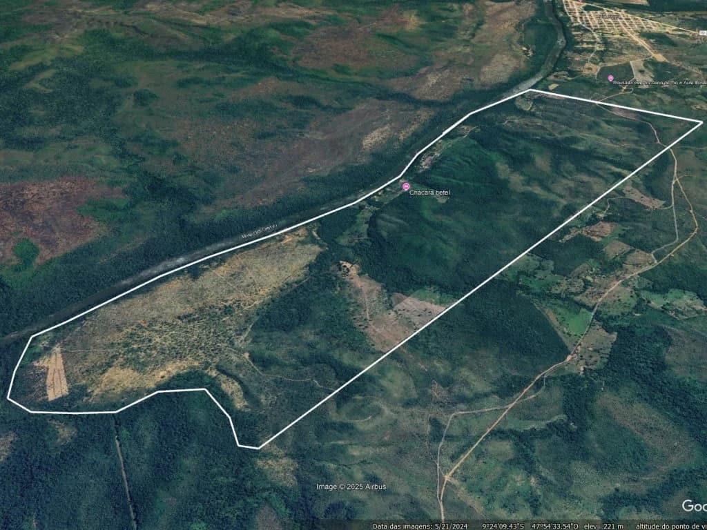 Foto 2 de 4: Area Rural em leilão em Rio Sono - TO — Área Rural 1.250 ha (Loteamento Piabanha) - Rio Sono - TO