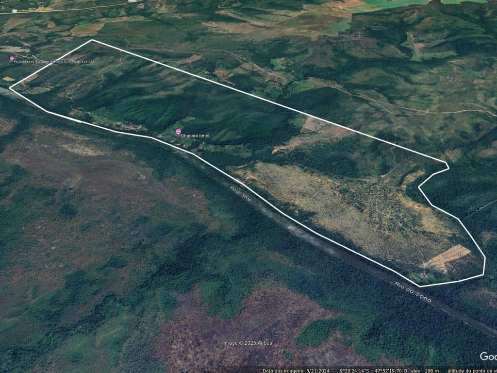 Foto 4 de 4: Area Rural em leilão em Rio Sono - TO — Área Rural 1.250 ha (Loteamento Piabanha) - Rio Sono - TO