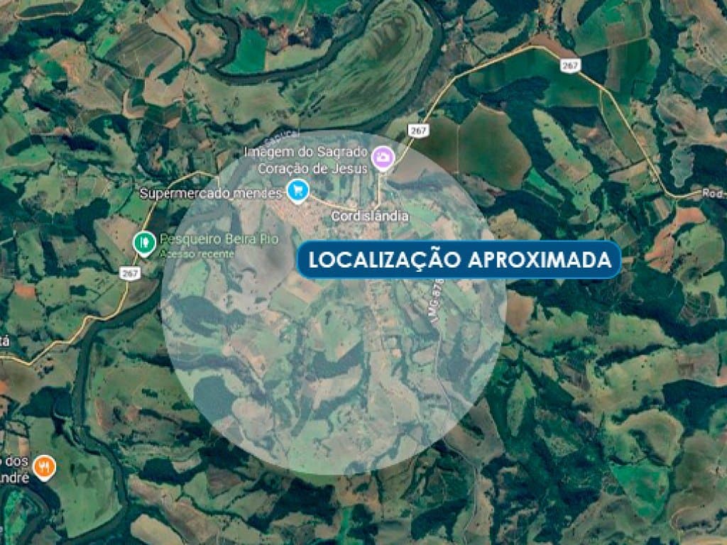 Area Rural em leilão em Cordislândia - MG — Imóvel Rural com Área de 04 ha (Sítio São José) - Cordislândia - MG