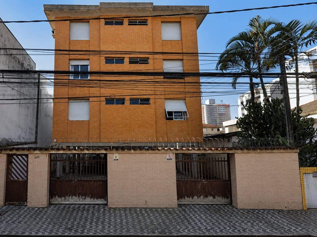 Apartamento em leilão em São Vicente - SP, bairro Centro — Direitos sobre Apartamento no Litoral com 59 m² - Centro - São Vicente - SP
