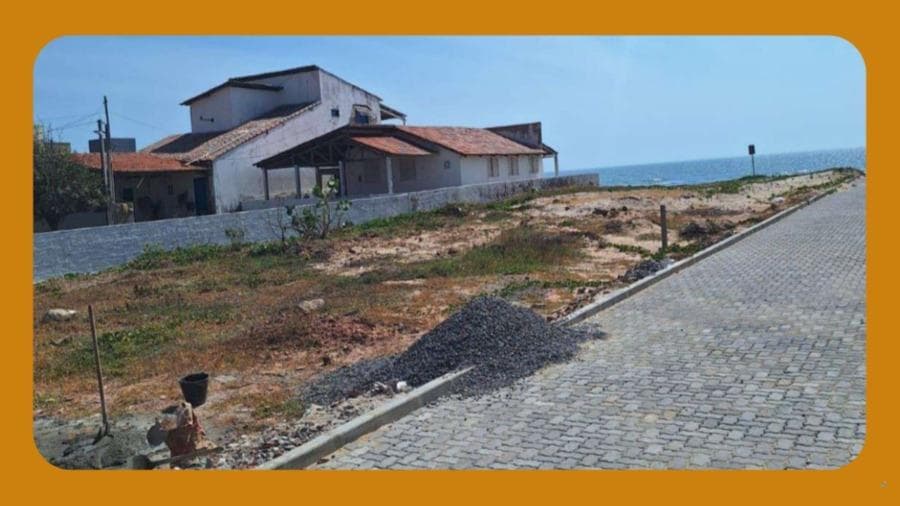 Terreno em leilão em Tibau - RN — 02 LOTES DE TERRA URBANA, À RUA GABRIEL BATISTA DE SOUZA (EM FRENTE AO MAR BELLA BEACH RESIDENCE), TIBAU/RN. LOTES DE TERRA  01 E 02, QUADRA 01, LOTEAMENTO BEIJA MAR. COM ÁREAS DE  453,44M² E 383,03M².