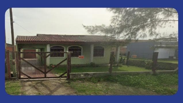 Foto 1 de 2: Casa em leilão em Imbé - RS — [110521] CASA 152,54m² - Terreno 300M² - Rua Riachuelo - Balneário Presidente - Imbé/RS