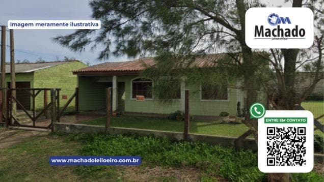 Foto 2 de 2: Casa em leilão em Imbé - RS — [110521] CASA 152,54m² - Terreno 300M² - Rua Riachuelo - Balneário Presidente - Imbé/RS