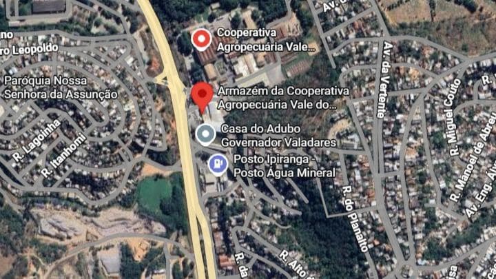 Foto 2 de 2: Terreno em leilão em Governador Valadares - MG, bairro Planalto — Área de 20.000m2 Rio Bahia  KM411 com possíveis benfeitorias