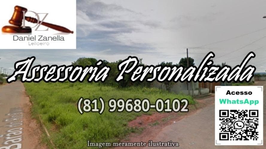 Terreno em leilão em Rio Verde De Mato Grosso - MS — Lote de terreno nº 08 da Quadra nº 05, à Rua Amantino Zimerman, no loteamento Jardim Planalto, Rio Verde De Mato Grosso/MS, medindo 12,00 metros de frente, por 31,00 metros da frente aos fundos, perfazendo a área total de 372,00m².