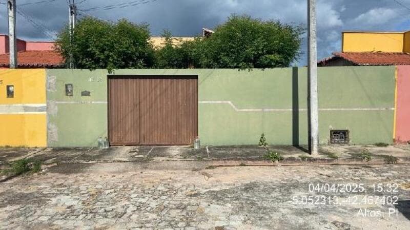 Casa em leilão em Altos - PI — LOTE 179 Casa com 63,44M² de Área Privativa em ALTOS/PI