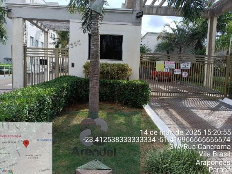 Apartamento em leilão em Arapongas - PR — LOTE 196 Apartamento com 42,54M² de Área Privativa em ARAPONGAS/PR