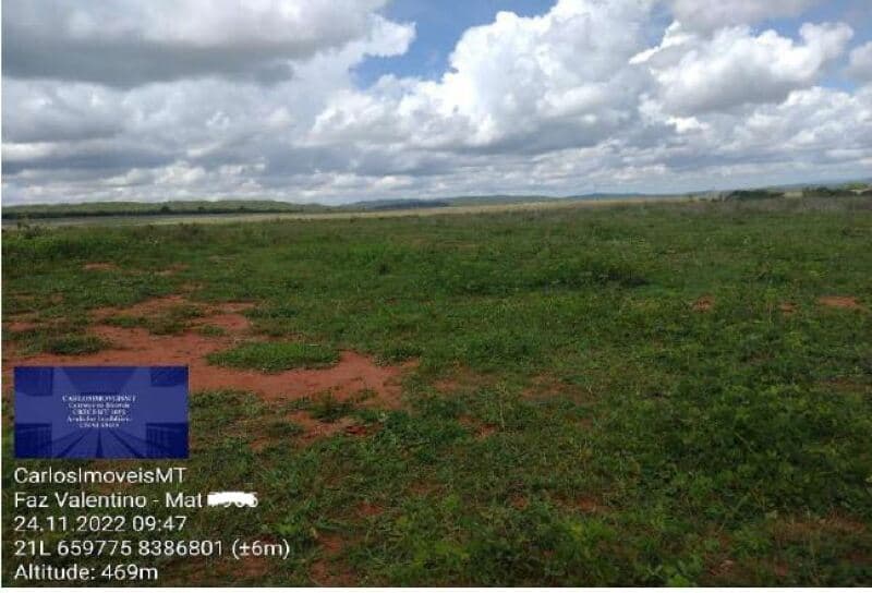 Foto 2 de 22: Area Rural em leilão em Rosário Oeste - MT — LOTE 001 IMÓVEL RURAL COM ÁREA DE 1.899,2700HAS, "FAZENDA VALENTINO", EM ROSÁRIO OESTE/MT