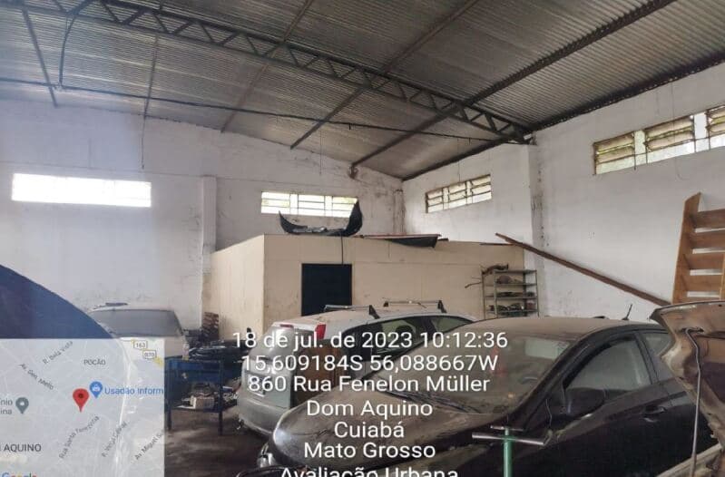 Foto 9 de 32: Comercial em leilão em Cuiabá - MT, bairro Dom Aquino — LOTE 002 Galpao com 920m² e área construída de 467,27m².Imóvel com característica Comercial