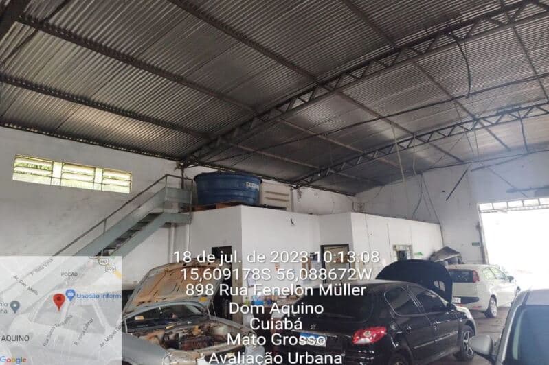Foto 16 de 32: Comercial em leilão em Cuiabá - MT, bairro Dom Aquino — LOTE 002 Galpao com 920m² e área construída de 467,27m².Imóvel com característica Comercial