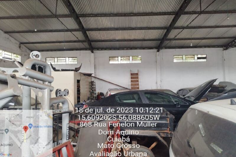 Foto 17 de 32: Comercial em leilão em Cuiabá - MT, bairro Dom Aquino — LOTE 002 Galpao com 920m² e área construída de 467,27m².Imóvel com característica Comercial