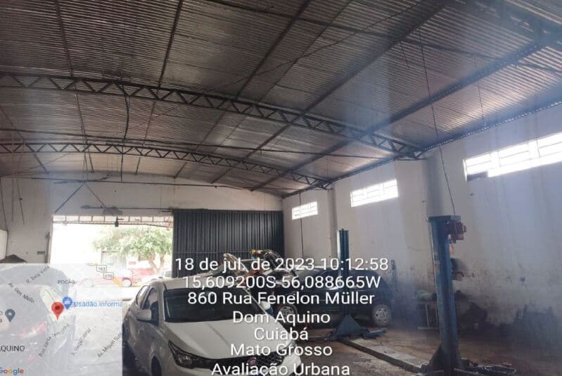 Foto 23 de 32: Comercial em leilão em Cuiabá - MT, bairro Dom Aquino — LOTE 002 Galpao com 920m² e área construída de 467,27m².Imóvel com característica Comercial