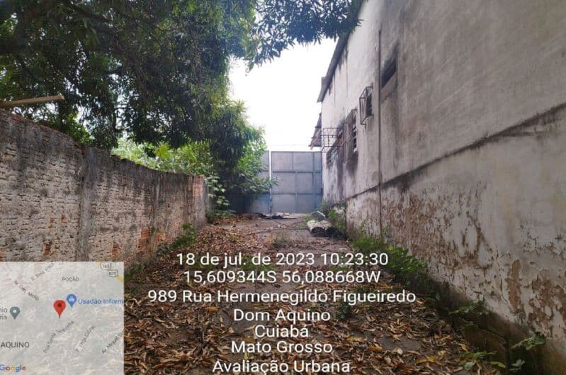 Foto 26 de 32: Comercial em leilão em Cuiabá - MT, bairro Dom Aquino — LOTE 002 Galpao com 920m² e área construída de 467,27m².Imóvel com característica Comercial