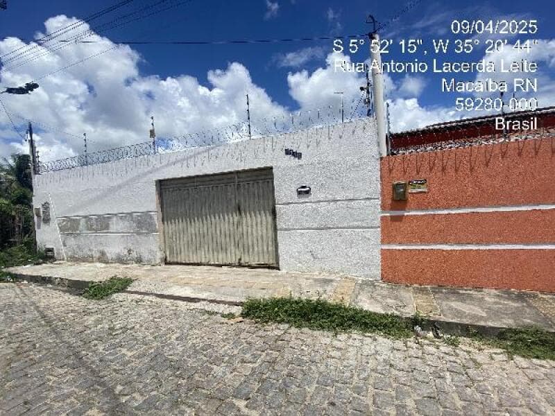 Casa em leilão em Macaíba - RN — LOTE 376 CASA - AREA PRIVATIVA (M²): 71,07 BAIRRO: VILAR CIDADE: MACAIBA-RN