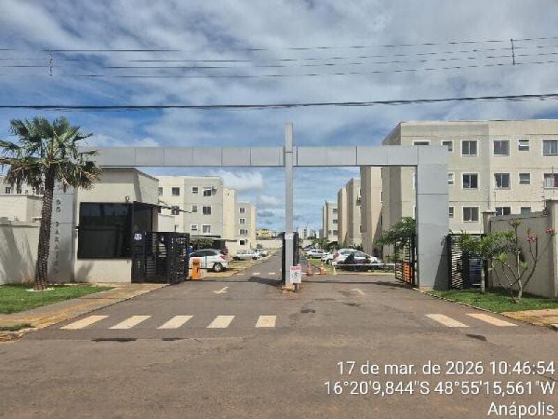 Apartamento em leilão em Anápolis - GO, bairro Jardim Europa I e Ii — LOTE 056 Apartamento - AREA PRIVATIVA (M²): 44,95 BAIRRO: JARDIM EUROPA I E II CIDADE: ANAPOLIS-GO