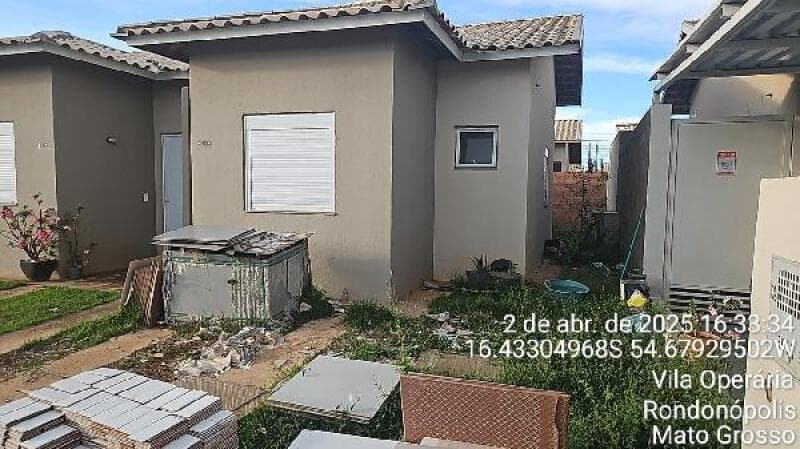Casa em leilão em Rondonópolis - MT, bairro Vila Rica — LOTE 159 Casa - AREA PRIVATIVA (M²): 40,61 BAIRRO: VILA RICA CIDADE: RONDONOPOLIS-MT