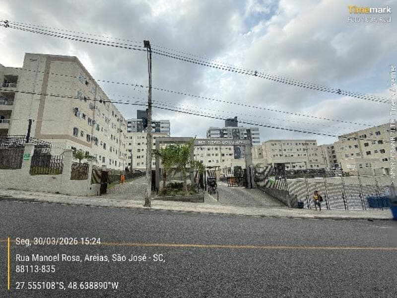 Apartamento em leilão em São José - SC, bairro Areias — LOTE 417 Apartamento - AREA PRIVATIVA (M²): 40,28 BAIRRO: AREIAS CIDADE: SAO JOSE-SC