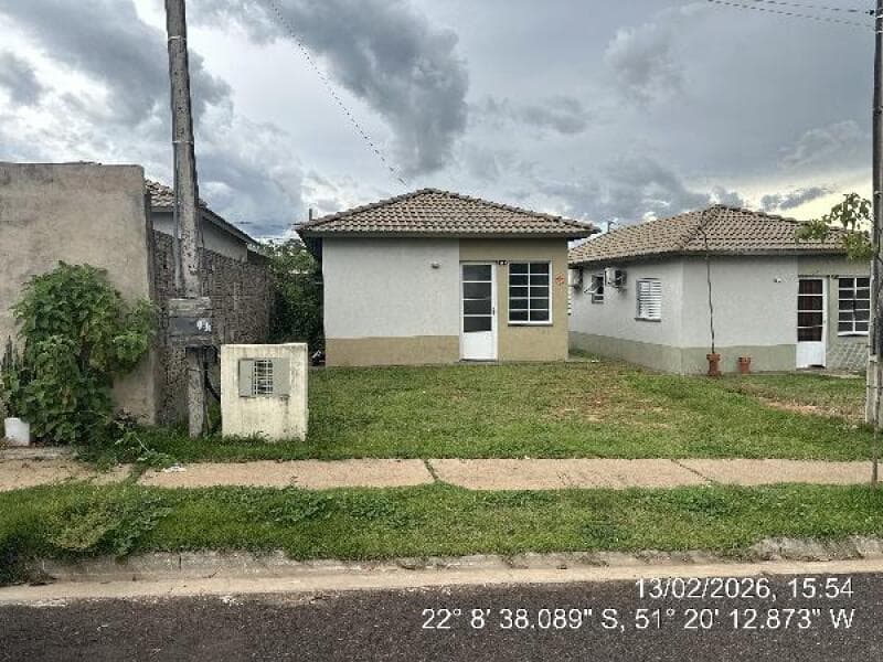 Casa em leilão em Presidente Prudente - SP, bairro Vida Nova Presidente Prudente Ii — LOTE 492 Casa - AREA PRIVATIVA (M²): 45,47 BAIRRO: VIDA NOVA PRESIDENTE PRUDENTE II CIDADE: PRESIDEN