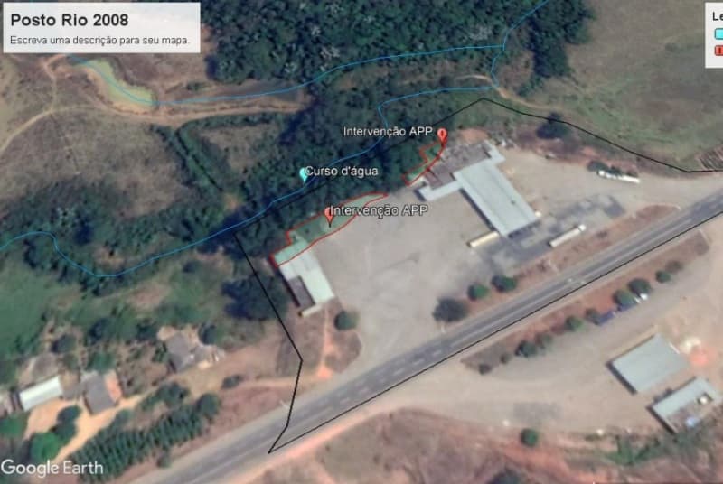 Foto 9 de 11: Comercial em leilão em Divino - MG — LOTE 001 ÁREA - POSTO DE COMBUSTÍVEIS localizado na BR 116 Km 799,30 entre Além Paraíba e São João d