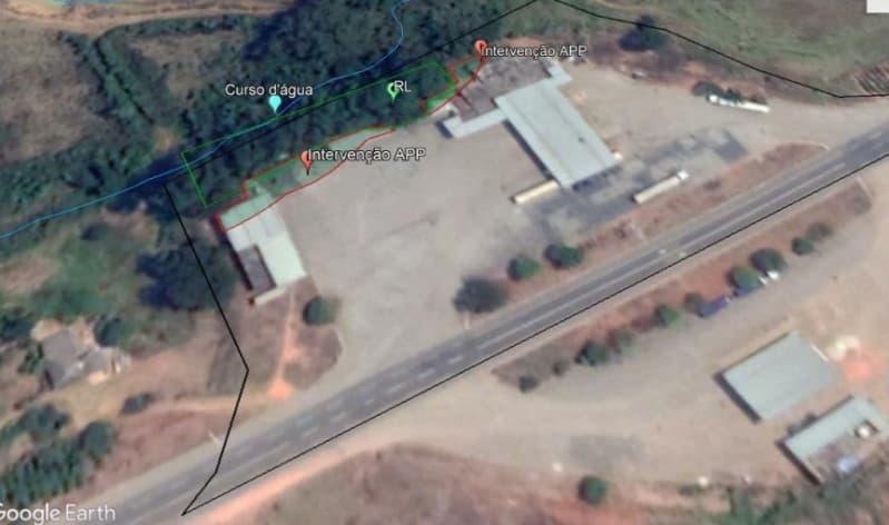 Foto 2 de 11: Comercial em leilão em Divino - MG — LOTE 001 ÁREA - POSTO DE COMBUSTÍVEIS localizado na BR 116 Km 799,30 entre Além Paraíba e São João d