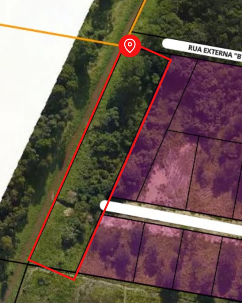Foto 8 de 8: Terreno em leilão em Navegantes - SC — LOTE 001 [12.148] 01 (UM) TERRENO DE 3.980,30M² EM NAVEGANTES/SC