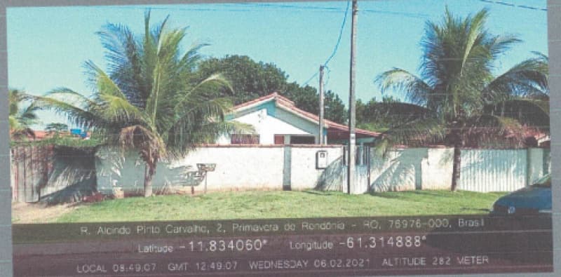Imóvel em leilão em Primavera De Rondônia - RO — LOTE 001 IMÓVEL URBANO EM PRIMAVERA RO