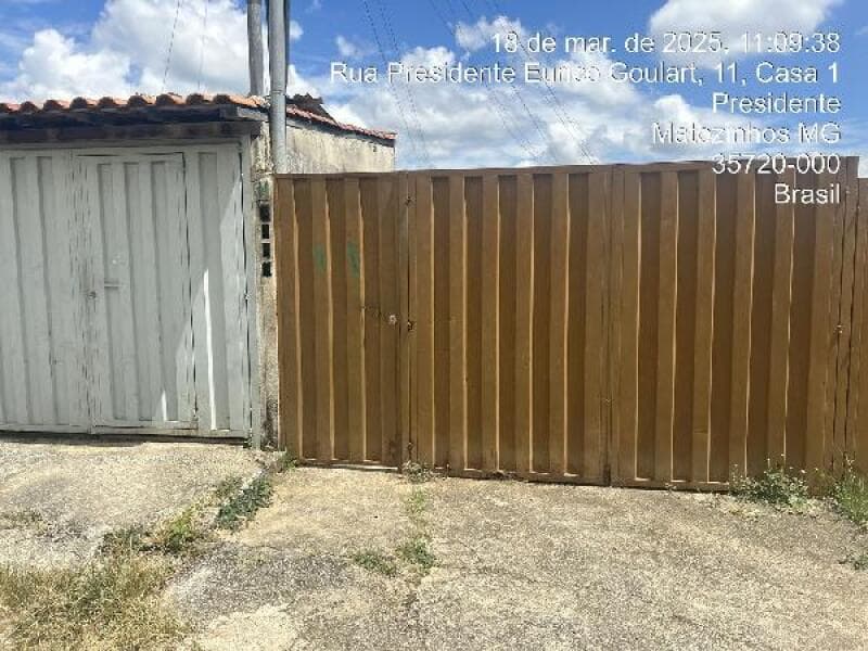 Casa em leilão em Matozinhos - MG — LOTE 158 CASA - MATOZINHOS/MG