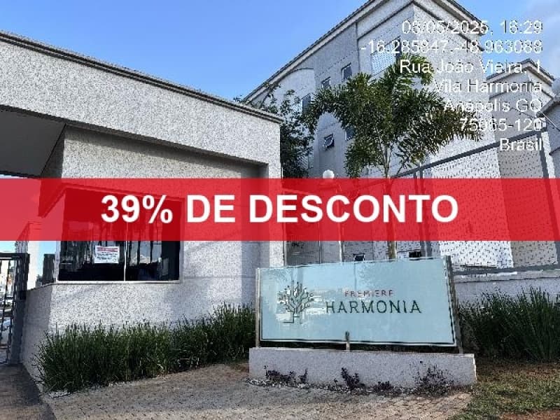 Foto 1 de 2: Apartamento em leilão em Anápolis - GO — LOTE 060 39% DE DESCONTO - APARTAMENTO - ANAPOLIS/ GO