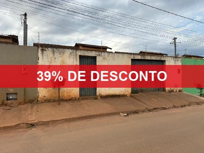 Foto 1 de 2: Casa em leilão em Padre Bernardo - GO — LOTE 084 39% DE DESCONTO - CASA - PADRE BERNARDO/ GO