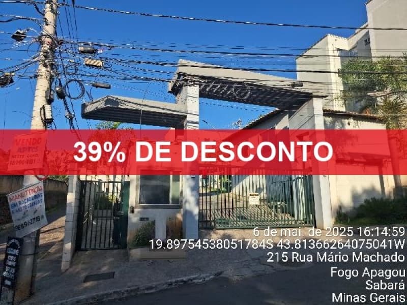 Foto 1 de 2: Apartamento em leilão em Sabará - MG — LOTE 147 39% DE DESCONTO - APARTAMENTO - SABARA/ MG