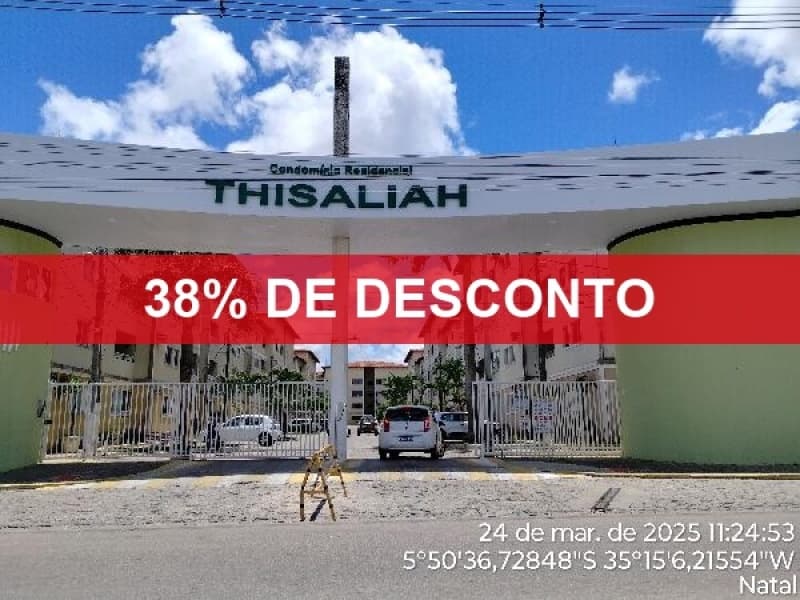 Foto 1 de 2: Apartamento em leilão em Natal - RN — LOTE 299 38% DE DESCONTO - APARTAMENTO - NATAL/ RN
