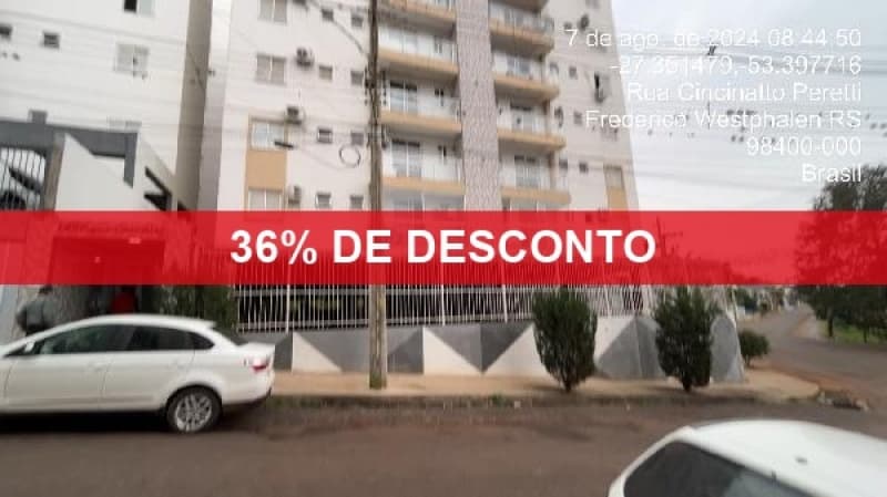 Foto 1 de 2: Apartamento em leilão em Frederico Westphalen - RS — LOTE 325 36% DE DESCONTO - APARTAMENTO - FREDERICO WESTPHALEN/ RS