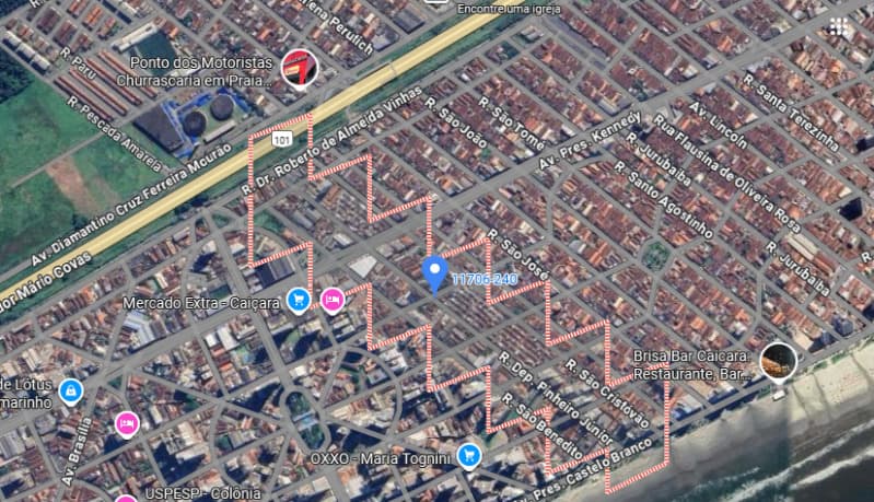 Foto 6 de 8: Imóvel em leilão em Praia Grande - SP — LOTE 001 Unidade 262, com 16,125m2, do Conj. Hab. Sete Belo | Caiçara - Praia Grande - SP