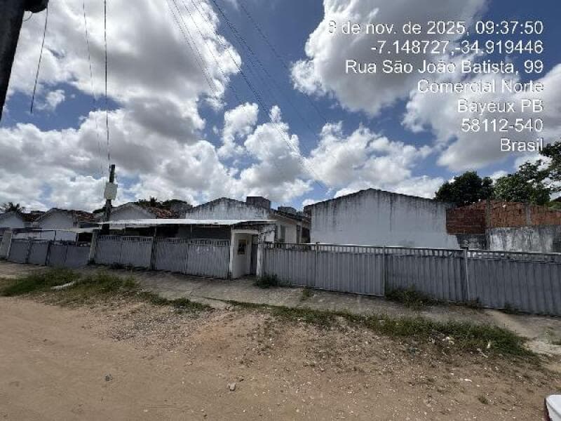 Casa em leilão em Bayeux - PB, bairro Mario Andreazza — LOTE 153 Cond Res Tambaí
