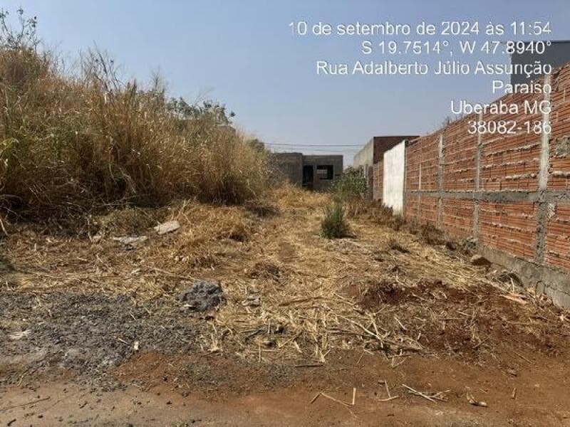 Terreno em leilão em Uberaba - MG, bairro Oneida Mendes Ii — LOTE 137 TERRENO