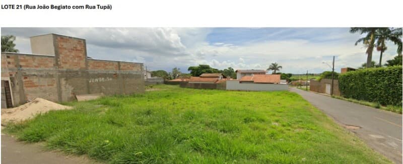 Foto 1 de 4: Terreno em leilão em Três Pontas - MG — LOTE 002 LOTE DE 220 M2 EM TRÊS PONTAS/MG