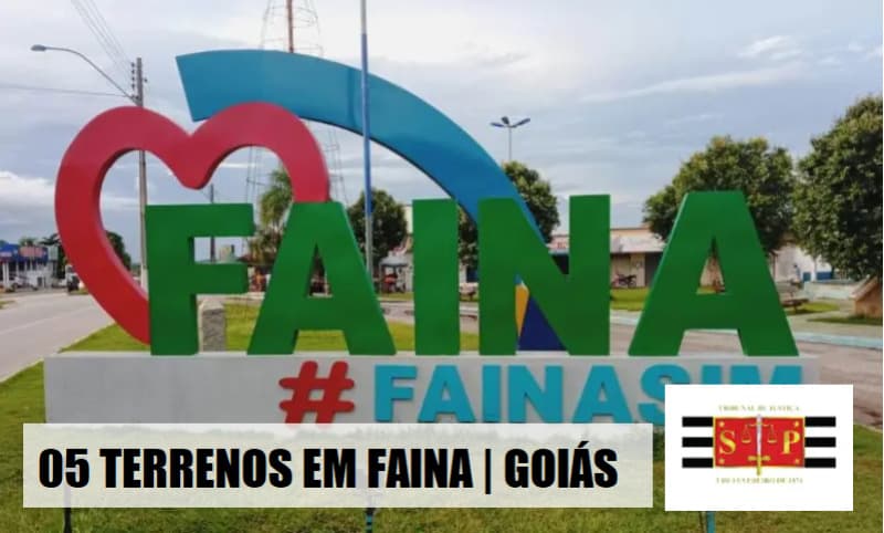 Foto 2 de 2: Terreno em leilão em Faina - GO, bairro Vila Vieira — LOTE 001 1 – IMÓVEL: Lote nº 03 (tres), Quadra nº 01(um), Vila Vieira, nesta Cidade. Um lote de terr