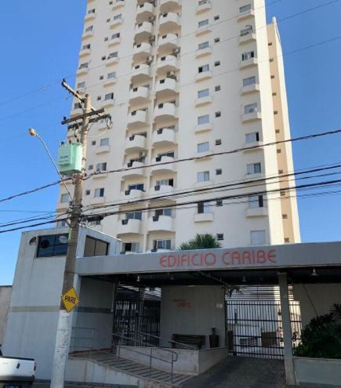 Apartamento em leilão em Bauru - SP — LOTE 001 Apartamento Ed. Residencial Caribe, A.U. 86m², Jd. Estoril, Bauru/SP