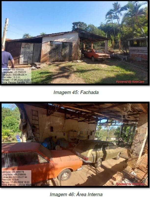 Foto 33 de 37: Area Rural em leilão em Bauru - SP — LOTE 001 Gleba de Terras - Chácara Madureira, área de 103.989m², edificações como residências, salão