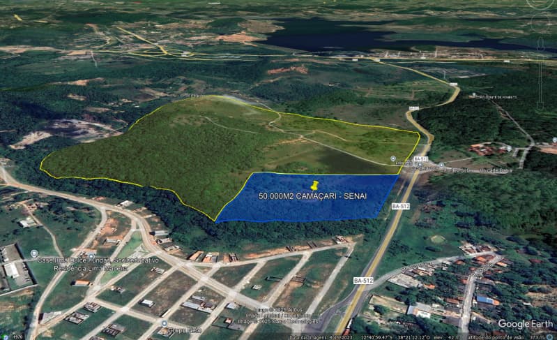 Foto 1 de 10: Terreno em leilão em Camaçari - BA, bairro Fazenda Olhos D'Água — LOTE 002 TERRENO COM 52.268,00M2 - CAMAÇARI - BA