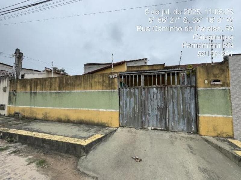 Casa em leilão em Parnamirim - RN — LOTE 407 CASA EM PARNAMIRIM/RN - DESCONTO DE 31,7% DO VALOR DE AVALIAÇÃO NO 2º LEILÃO