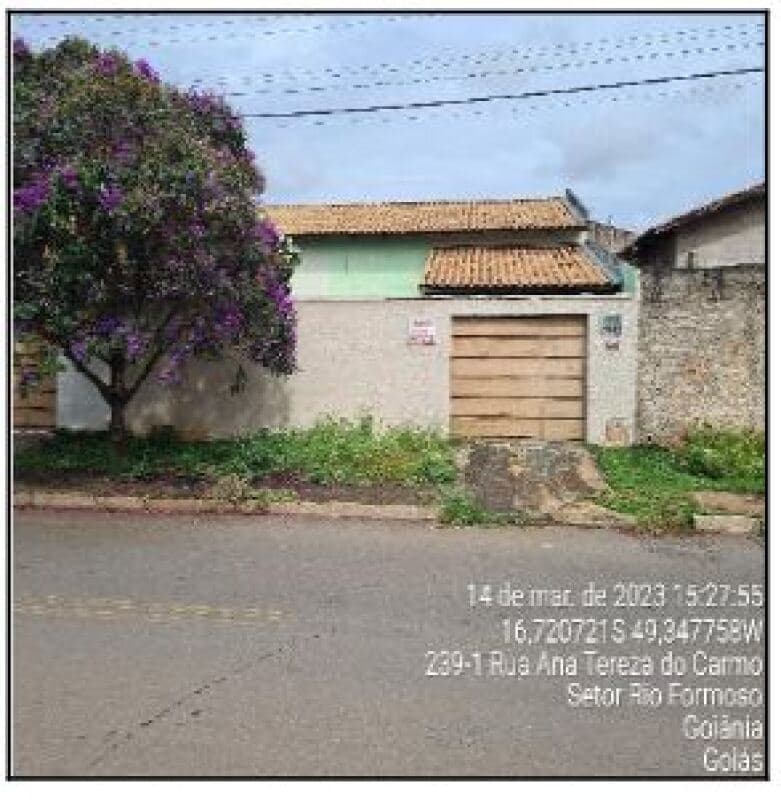 Casa em leilão em Goiânia - GO — LOTE 098 CASA EM GOIANIA/GO - DESCONTO DE 20,98% DO VALOR DE AVALIAÇÃO NO 2º LEILÃO