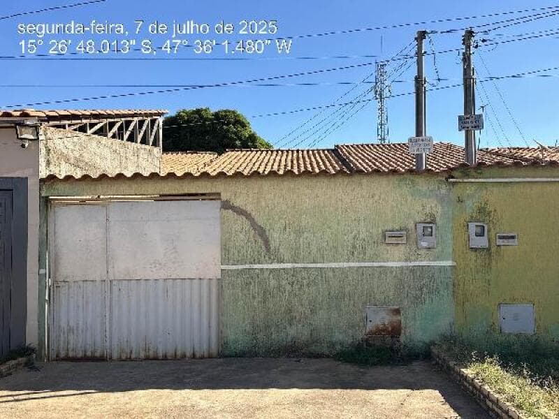 Casa em leilão em Planaltina - GO — LOTE 124 CASA EM PLANALTINA/GO