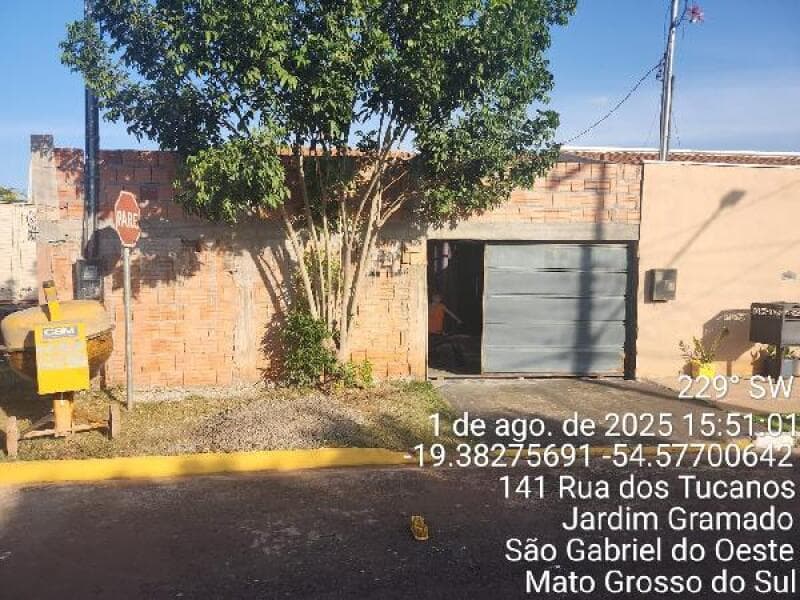 Casa em leilão em São Gabriel Do Oeste - MS — LOTE 204 CASA EM SAO GABRIEL DO OESTE/MS - DESCONTO DE 33,11% DO VALOR DE AVALIAÇÃO NO 2º LEILÃO
