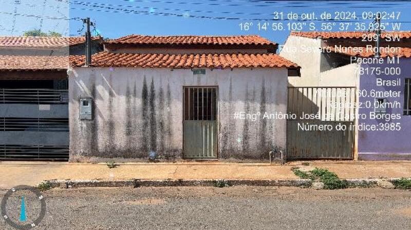 Casa em leilão em Poconé - MT — LOTE 141 Casa