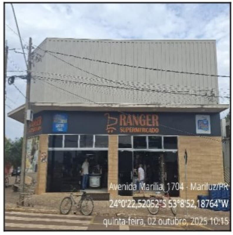 Comercial em leilão em Mariluz - PR, bairro Centro — LOTE 247 Galpao