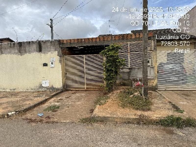 Casa em leilão em Luziânia - GO, bairro Setor Leste — LOTE 101 Casa