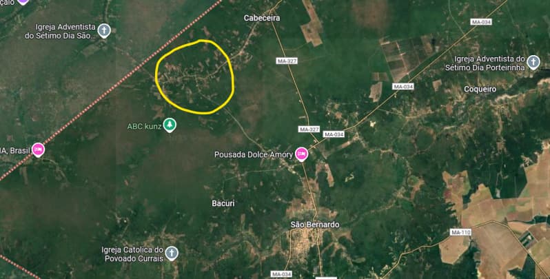 Foto 2 de 5: Area Rural em leilão em São Bernardo - MA — LOTE 001 Segunda Gleba Baixão, Baixa Grande, da Data São Domingos, São Bernardo/MA com uma área de 2