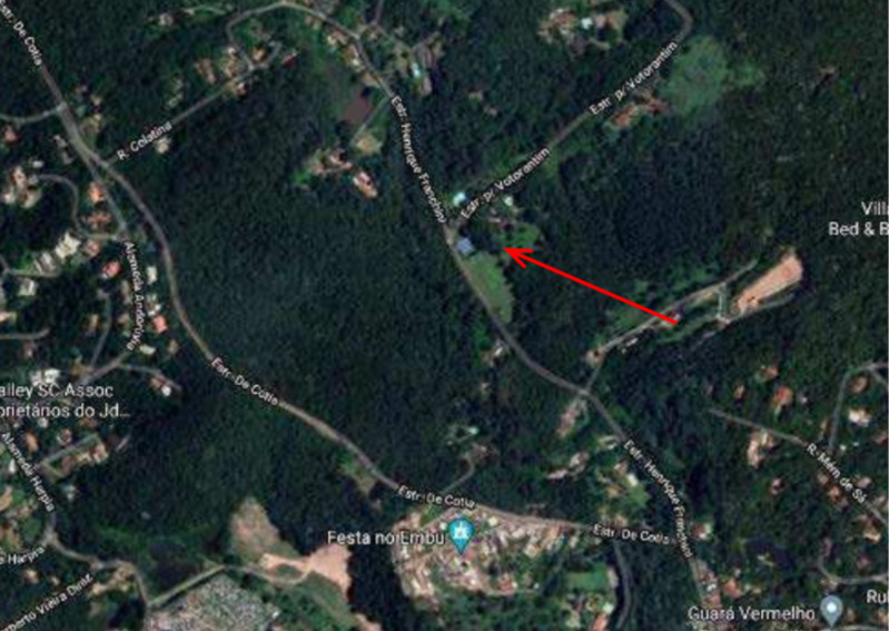 Terreno em leilão em Embu Das Artes - SP, bairro Ressaca — LOTE 001 Propriedade com área de 67.000,00m² no Embu das Artes/SP